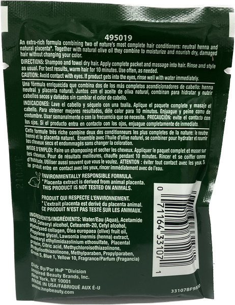 HASK HENNA N PLACENTA TREATMENT PACK OLIVE