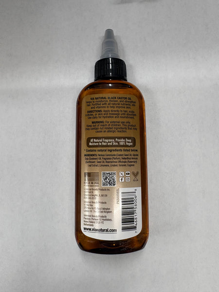 VIA PREMIUM OIL BLACK CASTOR 3.5 OZ