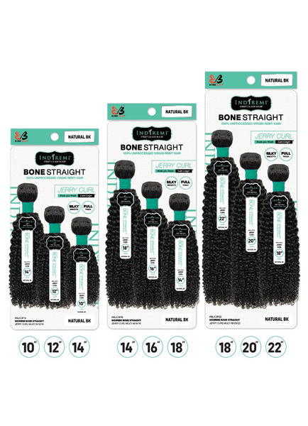 INDIREMI BONE STRAIGHT JERRY CURL