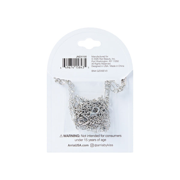 W.G 2 LAYERED BOW PENDANT NECKLACE (JN231)