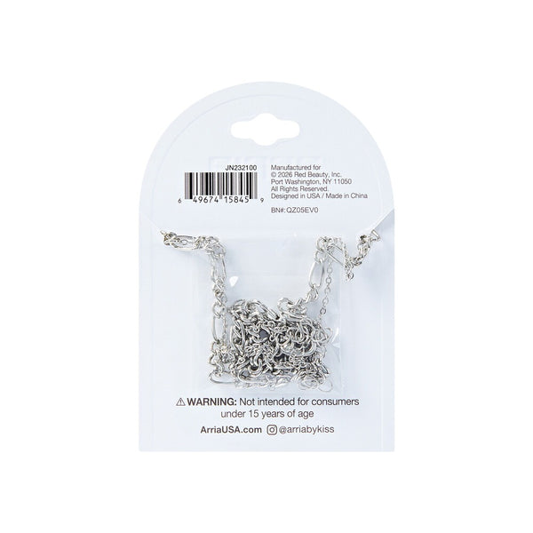 W.G 2 LAYERED CROSS PENDANT NECKLACE (JN232)