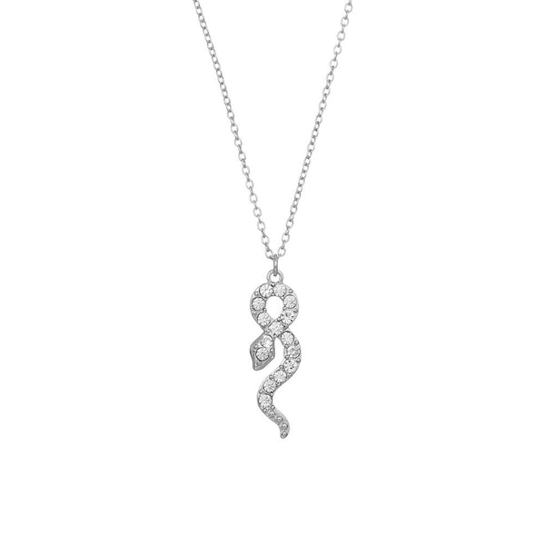 W.G 3 LAYERED SNAKE PENDANT NECKLACE (JN234)