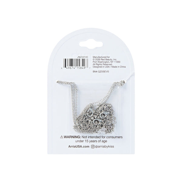 W.G 3 LAYERED SNAKE PENDANT NECKLACE (JN234)