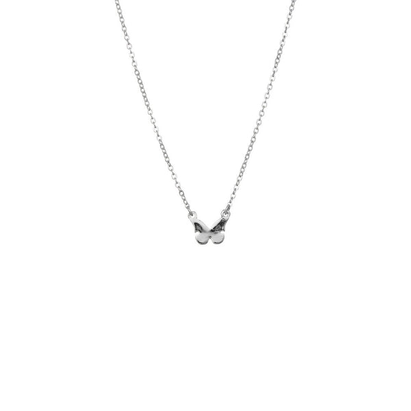 W.G 3 LAYERED BUTTERFLY PENDANT NECKLACE (JN236)