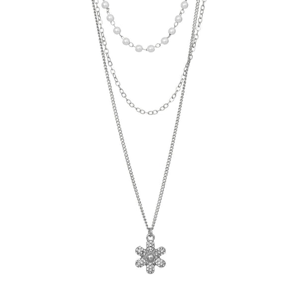 W.G 3 LAYERED STARBURST NECKLACE (JN244)