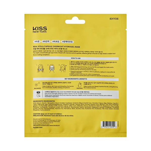 KNY REAL VITA N CAPSULE OVERNIGHT HYDROGEL MASK 1 SHEET (KHY06)