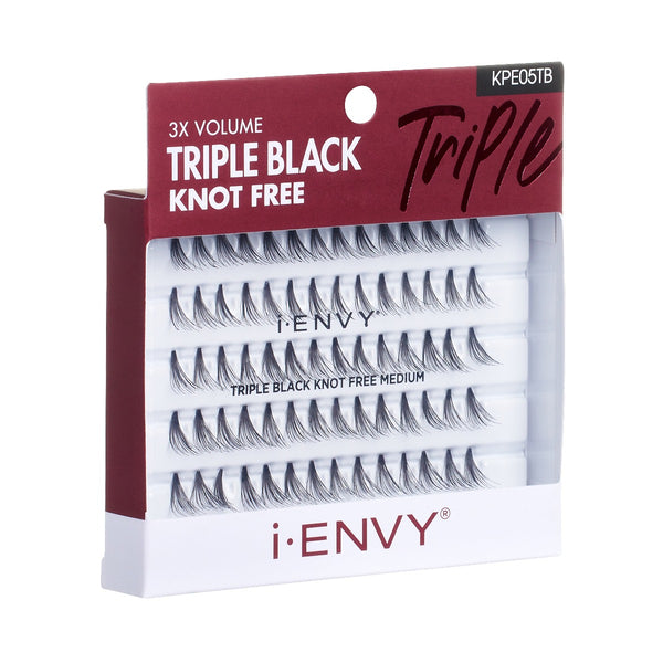 i-ENVY Triple BLACK KNOT FREE Medium 70 PC(KPE05TB)