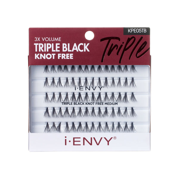 i-ENVY Triple BLACK KNOT FREE Medium 70 PC(KPE05TB)