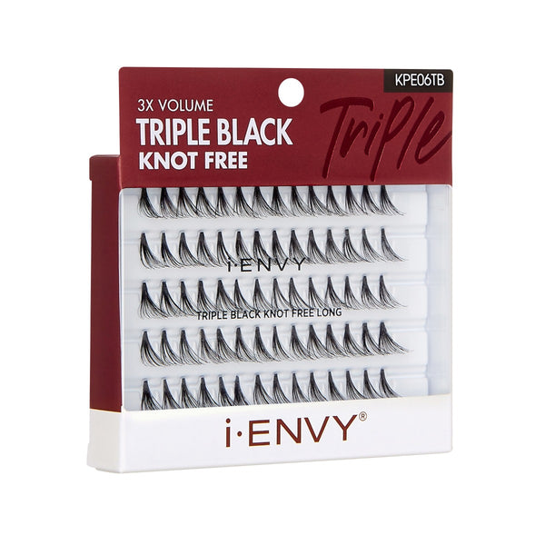 i-ENVY Triple BLACK KNOT FREE Long 70 PC(KPE06TB)