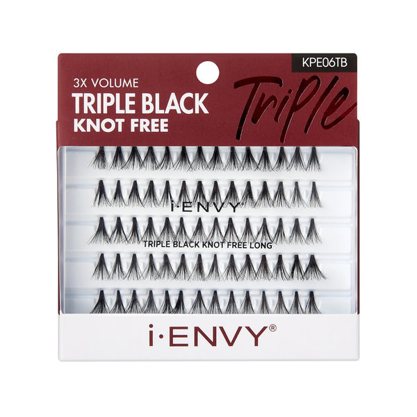 i-ENVY Triple BLACK KNOT FREE Long 70 PC(KPE06TB)