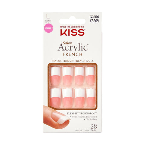 KISS SALON ACRYLIC FRENCH KIT - TEAM PLAYER - KSA09