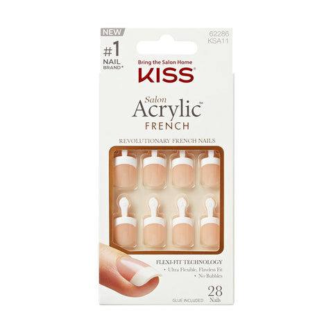 KISS SALON ACRYLIC FRENCH KIT - POWER PLAY - KSA11