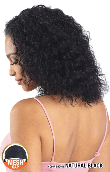 Deep Curl 16" Nude Premium 100% Human Half Wig