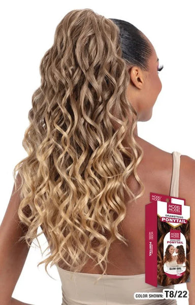 Drawstring Ponytail - Glow Girl