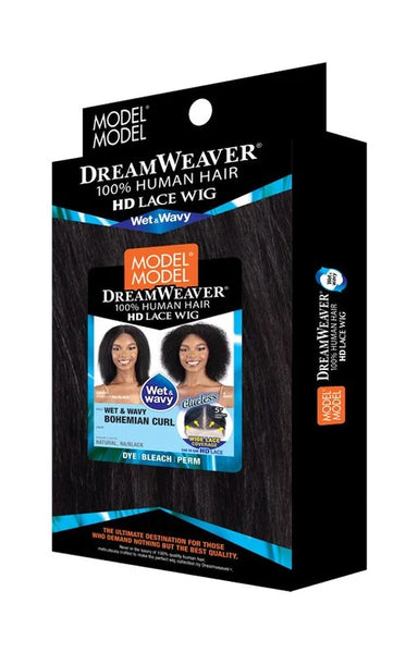 Wet & Wavy Bohemian Curl Dream Weaver 100% Human HD LACE WIG