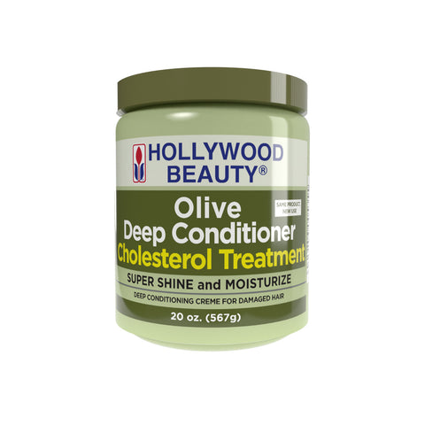 Hollywood Beauty Olive Deep Conditioner Cholesterol Treatment