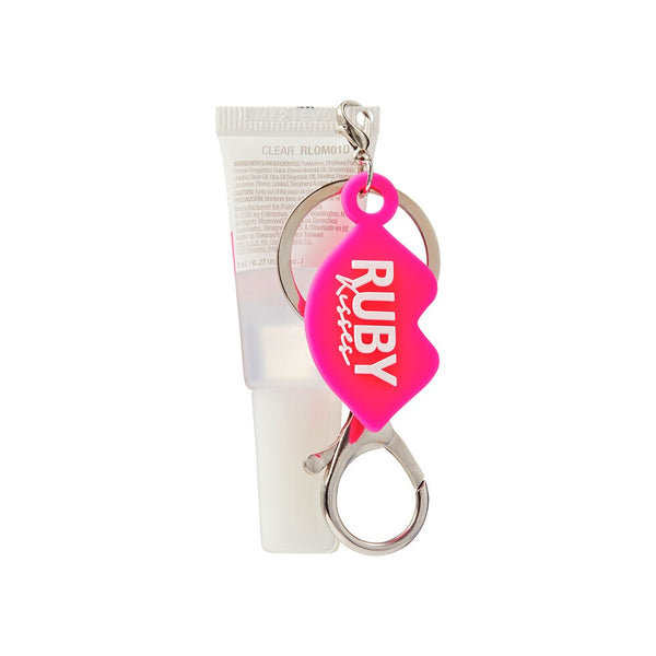 Ruby Kisses Hydrating Lip Oil Treatment Gloss with Keychain