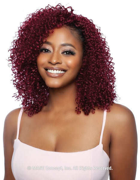 SUGAR 02 SSC102 Brown Sugar Sugar Coat Half Wig Human Hair Style Mix