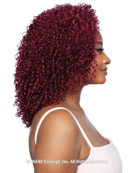 SUGAR 02 SSC102 Brown Sugar Sugar Coat Half Wig Human Hair Style Mix
