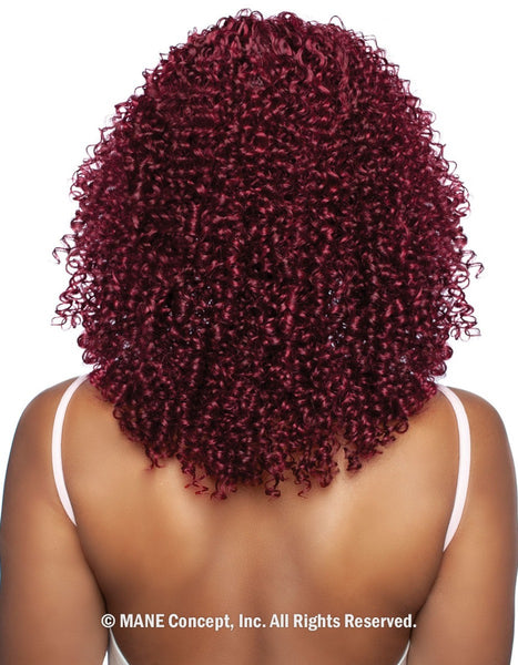 SUGAR 02 SSC102 Brown Sugar Sugar Coat Half Wig Human Hair Style Mix