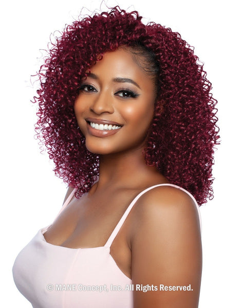 SUGAR 02 SSC102 Brown Sugar Sugar Coat Half Wig Human Hair Style Mix