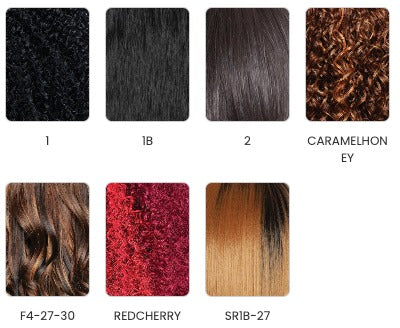 SUGAR 03 SSC103 Brown Sugar Sugar Coat Half Wig Human Hair Style Mix