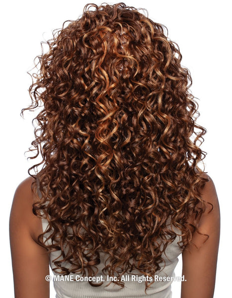 SUGAR 06 SSC106 Brown Sugar Sugar Coat Half Wig Human Hair Style Mix
