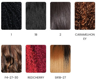 SUGAR 06 SSC106 Brown Sugar Sugar Coat Half Wig Human Hair Style Mix