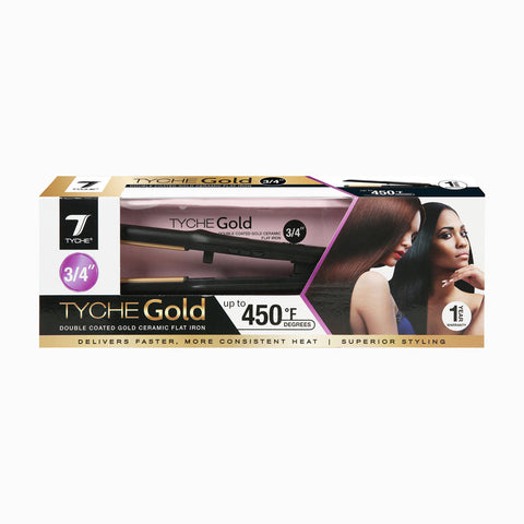 TYCHE GOLD CERAMIC FLAT IRON