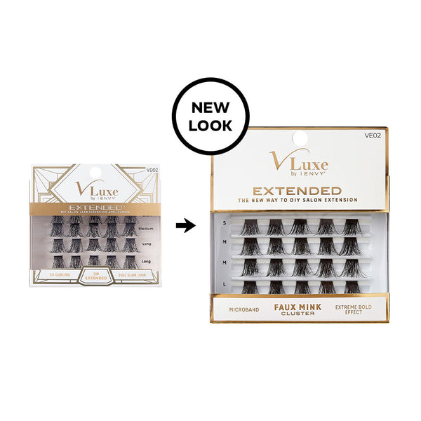 VLE Extended Faux Mink Cluster - 02(VE02)