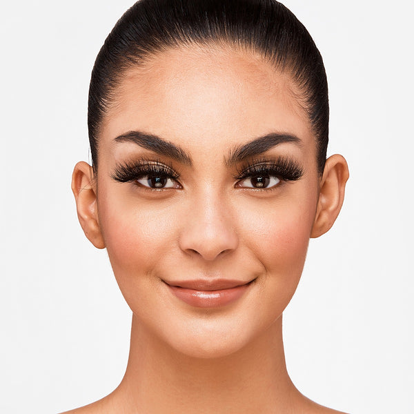 VLUXE REAL MINK LASHES - CHAMPAGNE PINK (VLEC08)