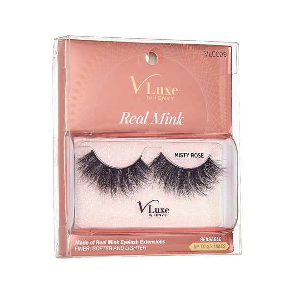 VLUXE REAL MINK LASHES - MISTY ROSE (VLEC09)