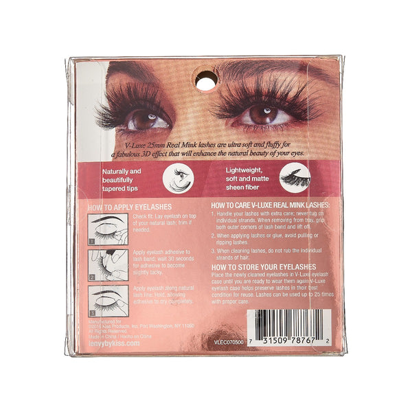 VLUXE REAL MINK LASHES - MISTY ROSE (VLEC09)