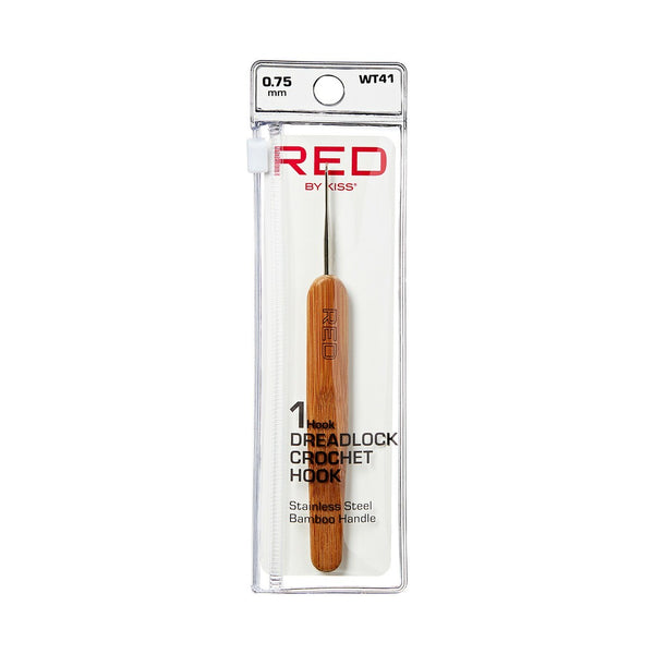 RED DREADLOCK CROCHET 1 HOOK NEEDLE