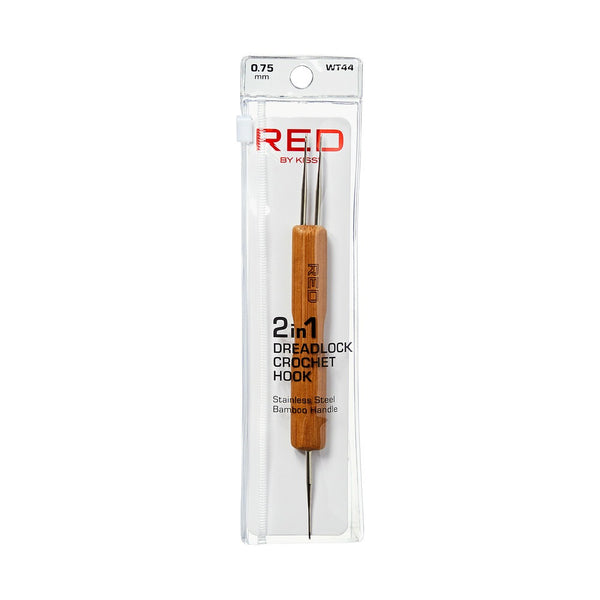 RED DREADLOCK CROCHET HOOK 1 & 2 HOOKS NEEDLE