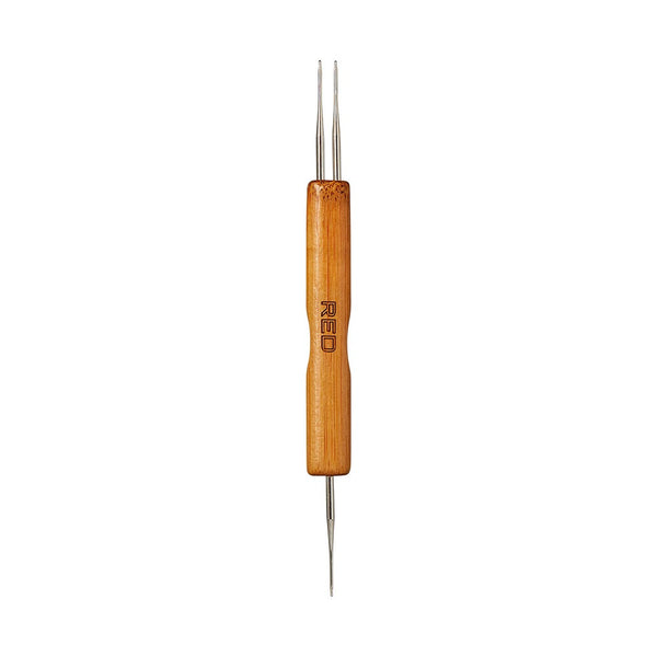 RED DREADLOCK CROCHET HOOK 1 & 2 HOOKS NEEDLE