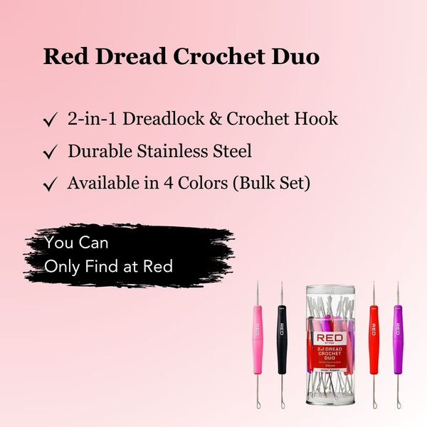 RED DREAD CROCHET DUO
