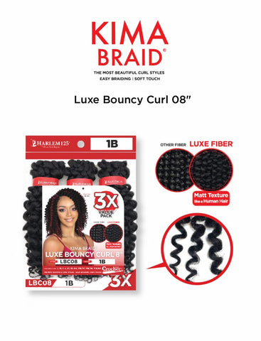 KIMA LUXE BOUNCY CURL 8″