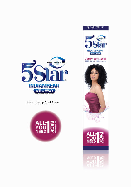 5 STAR JERRY CURL 5PCS Wet&Wavy