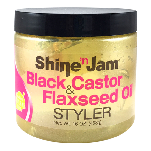 SHINE N JAM STYLER BLACK CASTOR OIL